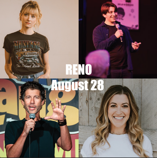 "Funny + Words in Reno" #5 August 28 @ 8pm